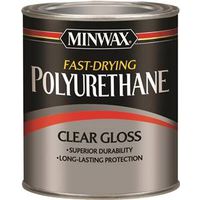 Minwax 63000444 Polyurethane Oil Base Clear Gloss Liquid 1 Qt Can