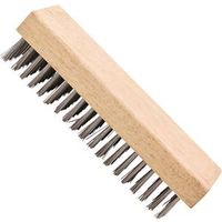 ProSource WB00619S Wire Brush, Metallic Bristle, 1-3/8 in W Brush, 7-1/8 in OAL