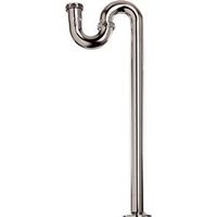 Plumb Pak PP250CP S-Trap with Flange, 1-1/2 in, Brass, Chrome
