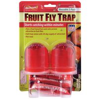 Rescue FFTR2-BB4 Reusable Fruit Fly Trap, Liquid, Two-Pack