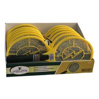 Landscapers Select DM-A009 Electric Fly Swatter, 8-1/2 in L Mesh, 7-1/2 in W Mesh, Metal Mesh, Plast