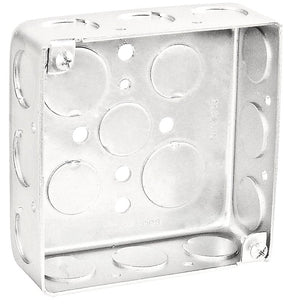 Southwire 52151-1/2DR-UPC Junction Box, 16-Knockout, 1/2 in Knockout, Steel, Silver, Galvanized