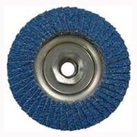 Vortec Pro Flap Disc, 4.5 in Dia, 5/8-11 Arbor, Non-Woven, 36 Grit, Coarse, Zirconia Aluminum