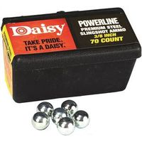 Daisy 8183 Slingshot Ammunition, Premium 3/8" Steel Zinc