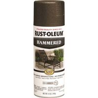 Rust-Oleum 7218830 Rust Preventative Spray Paint, Hammered, Dark Bronze, 12 oz Can