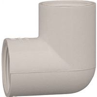 IPEX 1/2" PVC Pipe Elbow, 90° FPT, Schedule 40, White, 150 PSI (435538)
