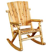 Leigh Country Aspen Single Rocking Chair, 29.5" W x 44.5" D x 35.43" H, Wood