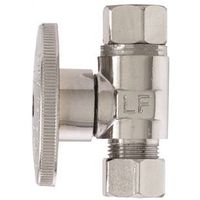Plumb Pak PP2072LF/BG Straight Stop Supply Valve, 3/8 in Connection, Female Compression