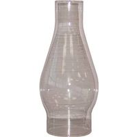Tiki 411B Lamp Chimney, Clear Glass for #110-MTB Chamber Lamp, Traditions Oil Lamps
