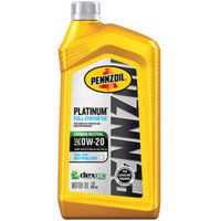Synthetic Oil Platinum 0W-20 3 Quart