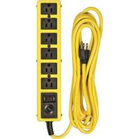 Strip Surge Protector, 6 Outlets, 1050 Joules, 15 Feet