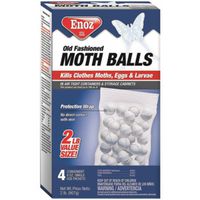 Enoz E62.12 Moth Balls, 32 oz Box, Old Fashioned Tablets