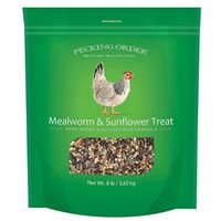 Pecking Order Mealworm/Sunflower Chicken Treat, 8 lb Bag