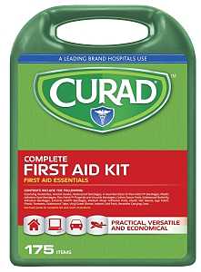 Curad CURFAK300RB Latex-Free Complete First Aid Kit 175 Pieces