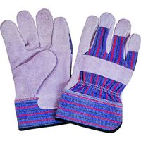 Diamondback SPAB Padded Gloves, One-Size, 10.25 in L, Shirred Wrist Cuff, 70% Leather & Fabric Back