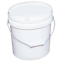 ENCORE Plastics 20256 Paint Pail, 2 Gal Capacity, HDPE, White