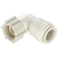 Watts 1/2" Swivel Pipe Elbow, 90° Angle, Plastic, Off-White, 100 PSI (3520-1008/P-635)