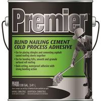 Henry PR400042 Adhesive Cement, Black, Liquid, Paste, 1 gal