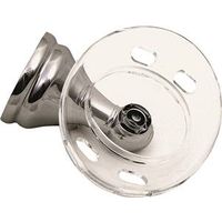 Boston Harbor L5057P-26-10-3L Toothbrush/Tumbler Holder, Acrylic/Zinc, Chrome, Wall