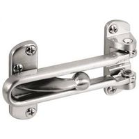 Defender Security Swing Bar Lock, Zinc, Satin Nickel Finish, Model U 10308
