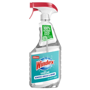 Windex 70331 Glass Cleaner, 23 oz Bottle, Liquid, Pleasant, Transparent 23oz Vinegar