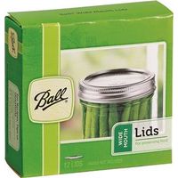 Ball Dome Lid, Steel 12PK W/M Dome Lid