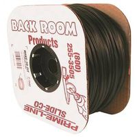 Make-2-Fit Screen Retainer Spline, 0.165" D, 500 ft L, Vinyl, Black, Round