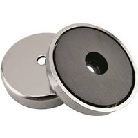 Magnet Source Round Base Ceramic Magnet, 0.866" ID x 2.04" OD x 0.303" H (7217)