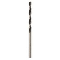 Irwin 49612 Drill Bit, 1/8" Dia, 2-9/16" OAL, Spiral Flute, 2-Flute, Reduced Shank