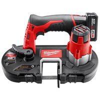 Milwaukee 2429-21XC M12 Band Saw Kit, Battery Included, 12V, 1.4Ah, 27" L Blade, 1/2" W Blade