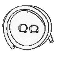 Plumb Pak 7/8" ID Rubber Discharge Hose, 6 ft Length (PP855-71)