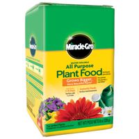 Miracle-Gro Dry Plant Food, 8 oz Box, Solid, 24-8-16 N-P-K Ratio