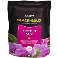 Sun Gro Black Gold Orchid Mix, Granular, Brown/Earthy, 8 QT