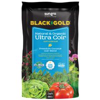 Black Gold Ultra Coir Mix, 2 Cu-Ft Coverage Area, 2 Cu-Ft Blend Coconut Coir
