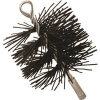 Imperial Polypro Round Chimney Brush, 6 in Diameter, Polypropylene Trim (BR0181)