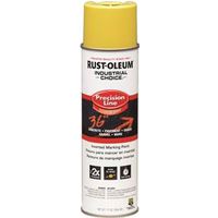 Rust-Oleum 203025 Inverted Marking Spray Paint, Semi-Gloss, Yellow, 17 oz Can