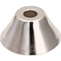 Plumb Pak PP92PC Bath Flange, 3-3/4 in OD, For 1/2 in IPS Pipes, Chrome