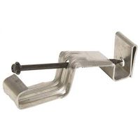 Amerimax Hidden Hanger, 5" L x 1" W x 1" H, Aluminum (Model 21812HP)