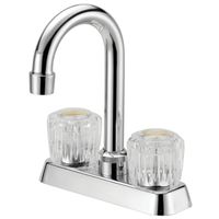 Boston Harbor 1.8 GPM Bar Sink Faucet, 2-Handle, 3-Hole, Metal, Chrome Plated (PFN47850CP-LF)