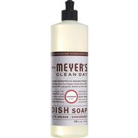 Mrs. Meyer's 11103 Biodegradable Dish Soap, 16 oz, Liquid, Floral, Colorless