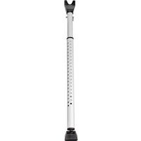 Master Lock 265DCCSEN Door Security Bar, 27.5 to 42 in L, Steel, Black/White, Matte Finish