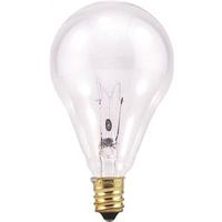 Sylvania 10894 Incandescent Lamp, 60W, A15, Candelabra E12 Base, 650 Lumens, 1000 Hr Life