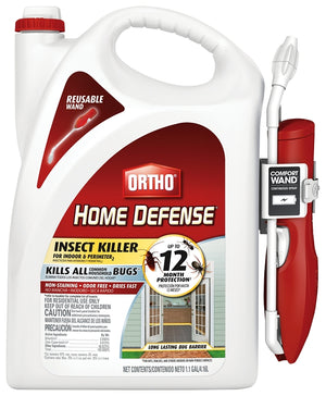 Ortho Home Defense 0220910 Insect Killer with Comfort Wand, Liquid, Spray Application, 1.1 Gallon Bottle