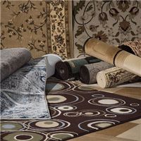 Polyester Area Rug in Assorted Colors - 5ft x 6ft