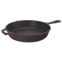 Lodge L8SK3 Seasoned Skillet, Cast Iron, Black 10-1/4"