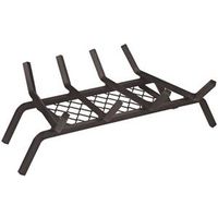 Simple Spaces 18-Inch 4-Bar Fireplace Grate, Steel/Wrought Iron