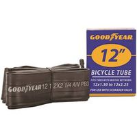 Kent 91073 Bicycle Tube, Butyl Rubber, Black, 12" x 1-1/2 to 2-1/4" Bicycle Tires