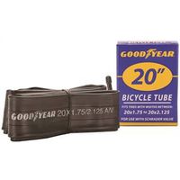 Kent 91077 Bicycle Tube, Butyl Rubber, Black, 20" for 20 x 1-3/4 to 2-1/8 in W Tires