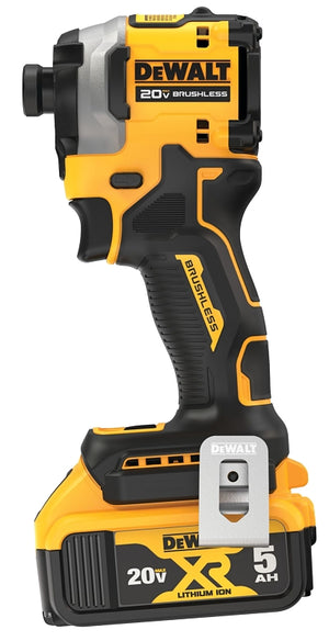 DEWALT ATOMIC 20V MAX Series DCF850P1 3-Speed Impact Driver, Battery Included, 20 V, 5 Ah, 1/4 in Drive, Hex Drive