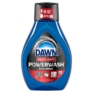 Dawn Powerwash 80812932 Dish Spray Refill, 16 oz Bottle, Liquid, Fresh